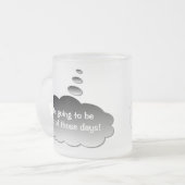 Goede dag - Slechte dag (Thought Bubble) Mok (Voorkant links)