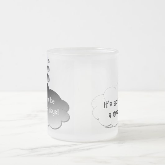 Goede dag - Slechte dag (Thought Bubble) Mok (Center)