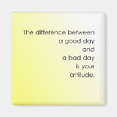 Goede dag versus slechte dag magneet (Voorkant)