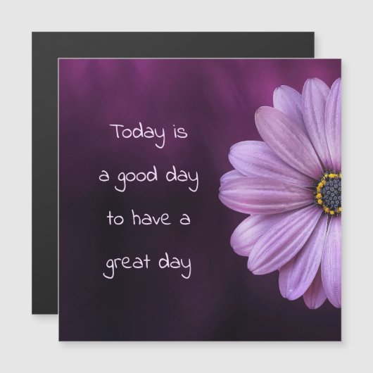 Goede dag voor een geweldige dag / Floral (Voorkant / Achterkant)