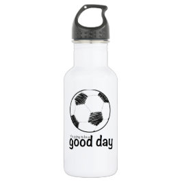 Goede dag voor voetbal waterfles 