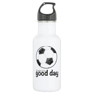 Goede dag voor voetbal waterfles
