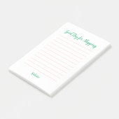 Goede dag voor winkelen post-it® notes (Schuin)