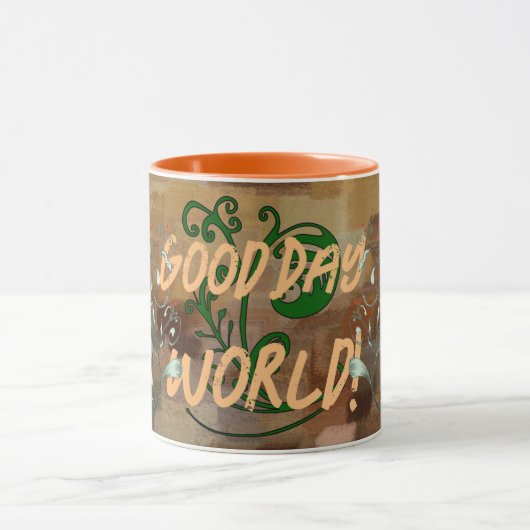 Goede Dag Wereldkoffiebeker Mok (Midden)