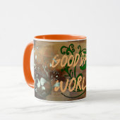 Goede Dag Wereldkoffiebeker Mok (Voorkant links)