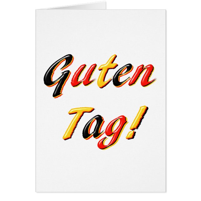 Goede-dagkaart (Voorkant)