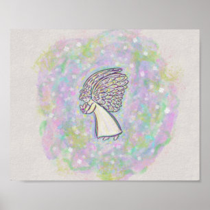 Goede dingen Guardian Angel Art Print Poster