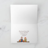 Goede dingen in het leven feestdagen kaart (Binnen)