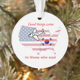 Goede dingen komen - Koreaanse adoptie Ornament