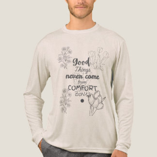 Goede dingen komen nooit uit het T-shirt van de co