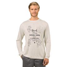 Goede dingen komen nooit uit het T-shirt van de co