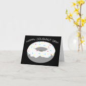 goede donutdag ! kaart (Gele Bloem)