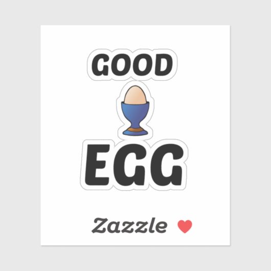 GOEDE EGG STICKER (Vel)