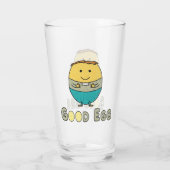 Goede eieren glas (Achterkant)