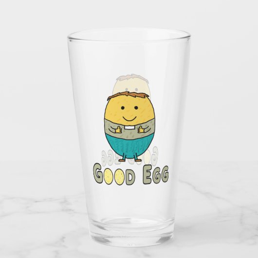 Goede eieren glas (Voorkant)