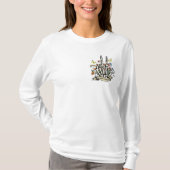 Goede Energie Skeleton Flower T-shirt (Voorkant)