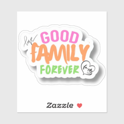 Goede Familie Voor Altijd Stickers (Vel)