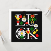 Goede Geluk Kaart (Voorkant / Achterkant in situ)