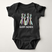 Goede genen DNA STEM-kleding voor baby shower