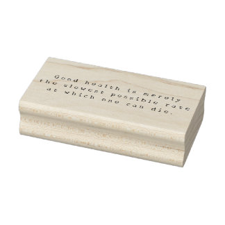 GOEDE GEZONDHEID 	RUBBERSTEMPEL