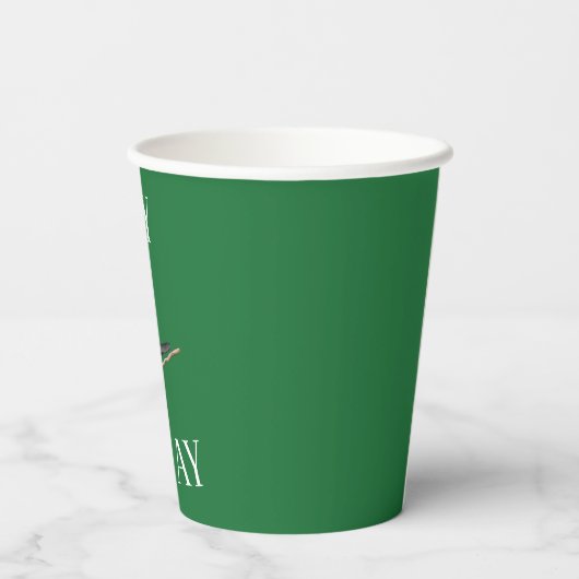 Goede heks Bad Witch Verjaardag - Pink & Green Par Papieren Bekers (Achterkant)