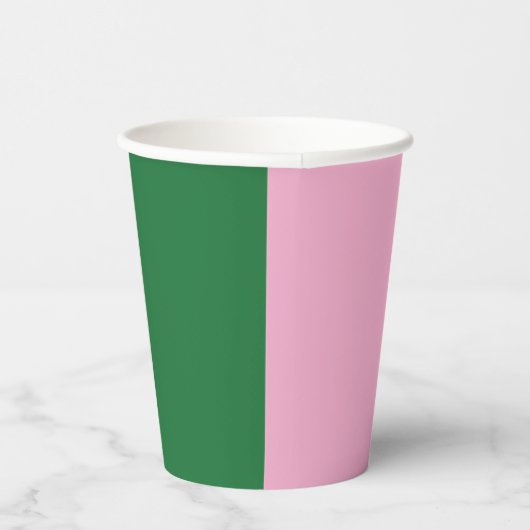 Goede heks Bad Witch Verjaardag - Pink & Green Par Papieren Bekers (Rechts)