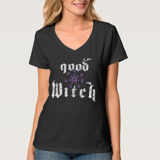 Goede heks (donker) t-shirt (Voorkant)