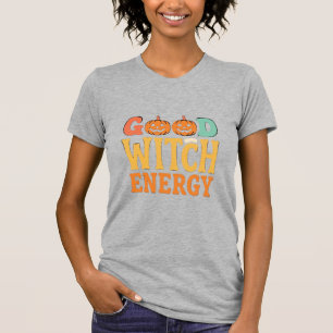 Goede Heks Energie Halloween Pompoen Ontwerp_1 T-shirt