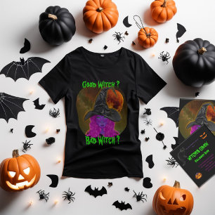Goede Heks Slechte Heks Halloweenfeest T-shirt
