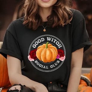 Goede heks sociale club Halloween T-shirt