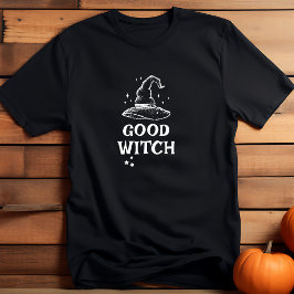 Goede Heks Zwart en Wit Halloween Vrouwen T-shirt