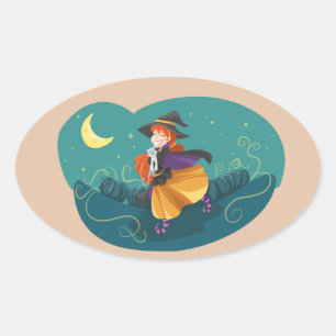 goede hekstokers ovale sticker