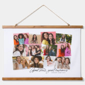 Goede herinneringen 12 foto's collage cool hangend wandkleed (Voorkant)