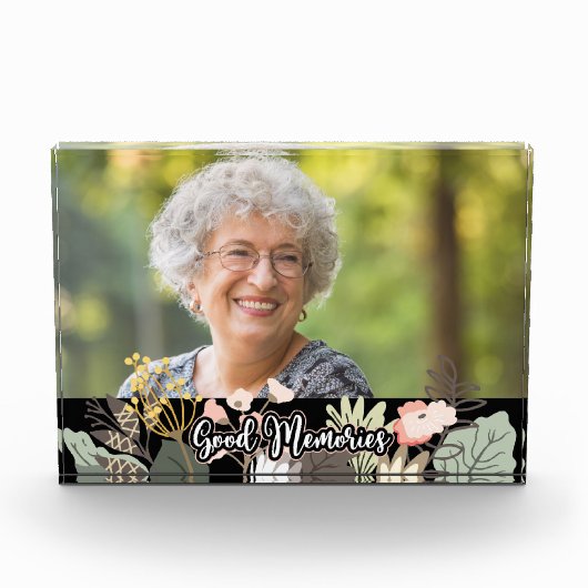 Goede herinneringen Bloemenviering van het leven F Fotoblokken (Voorkant)