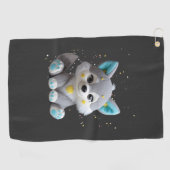 goede hond golfhanddoek (Horizontaal)