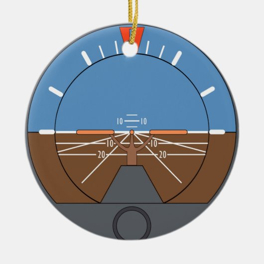 Goede houding - Attitude Indicator Ornament (Voorkant)