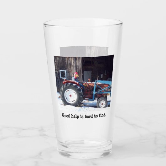 Goede hulp is moeilijk te vinden glas (Voorkant)