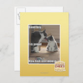 Goede jongen briefkaart (Voorkant / Achterkant)