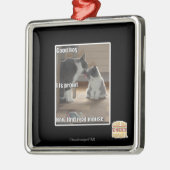 Goede jongen metalen ornament (Links)