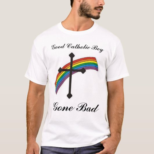 Goede katholieke jongen t-shirt (Voorkant)