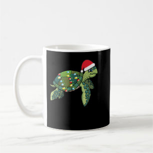 Goede kerstschildpad met Zee voor kerstmis met San Koffiemok