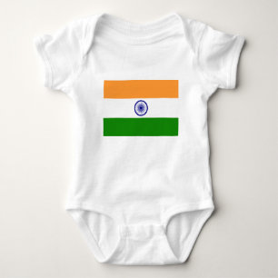 Goede kleur Indische vlag "Tiranga" Romper