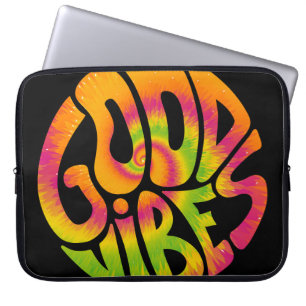 Goede kwabben citeren. Psypsychedelic surreal font Laptop Sleeve