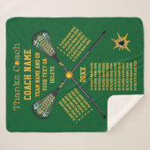 Goede Lacrosse Gift Ideeën Alle spelers zijn uw KL Sherpa Deken (Voorkant (horizontaal))