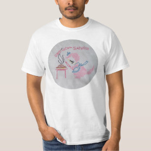 GOEDE LUCK OP HET SATUREN T-SHIRT