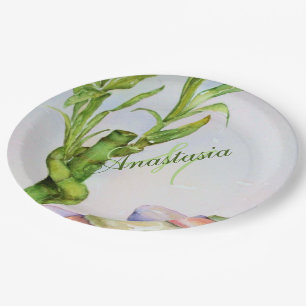 GOEDE LUCK RETIRETIRETIREPARTY MONOGRAM PAPIEREN BORDJE