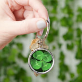 GOEDE LUCK VIER LEAF CLOVER SLEUTELHANGER (Hand)
