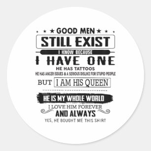 Goede Mannen bestaan nog steeds, ik weet het omdat Ronde Sticker