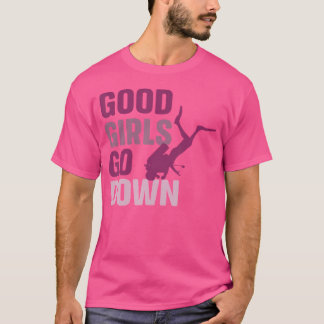Goede Meisjes Go Downgrappig Schattige DuikenGrapp T-shirt