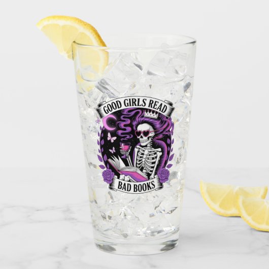 Goede meisjes lezen slechte boeken glas (Voorkant ijs)